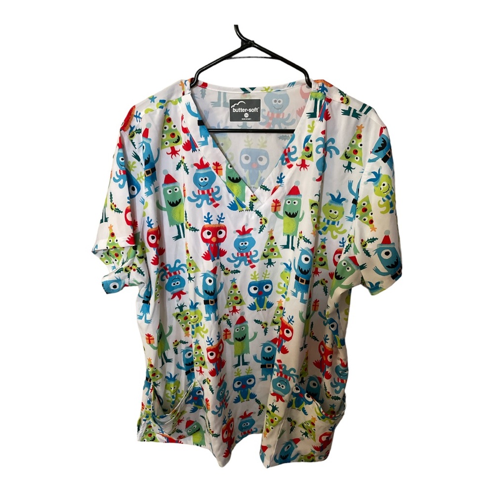 Butter soft size XL scrub top